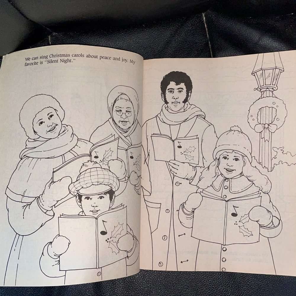 Christmas in Toyland vintage coloring book 1989 - Picture 14 of 14